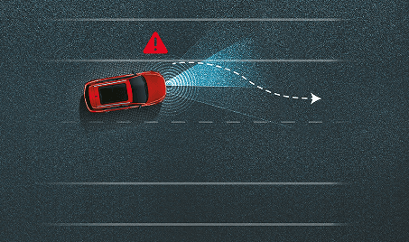 Morris Garages Hector - Lane Departure Warning